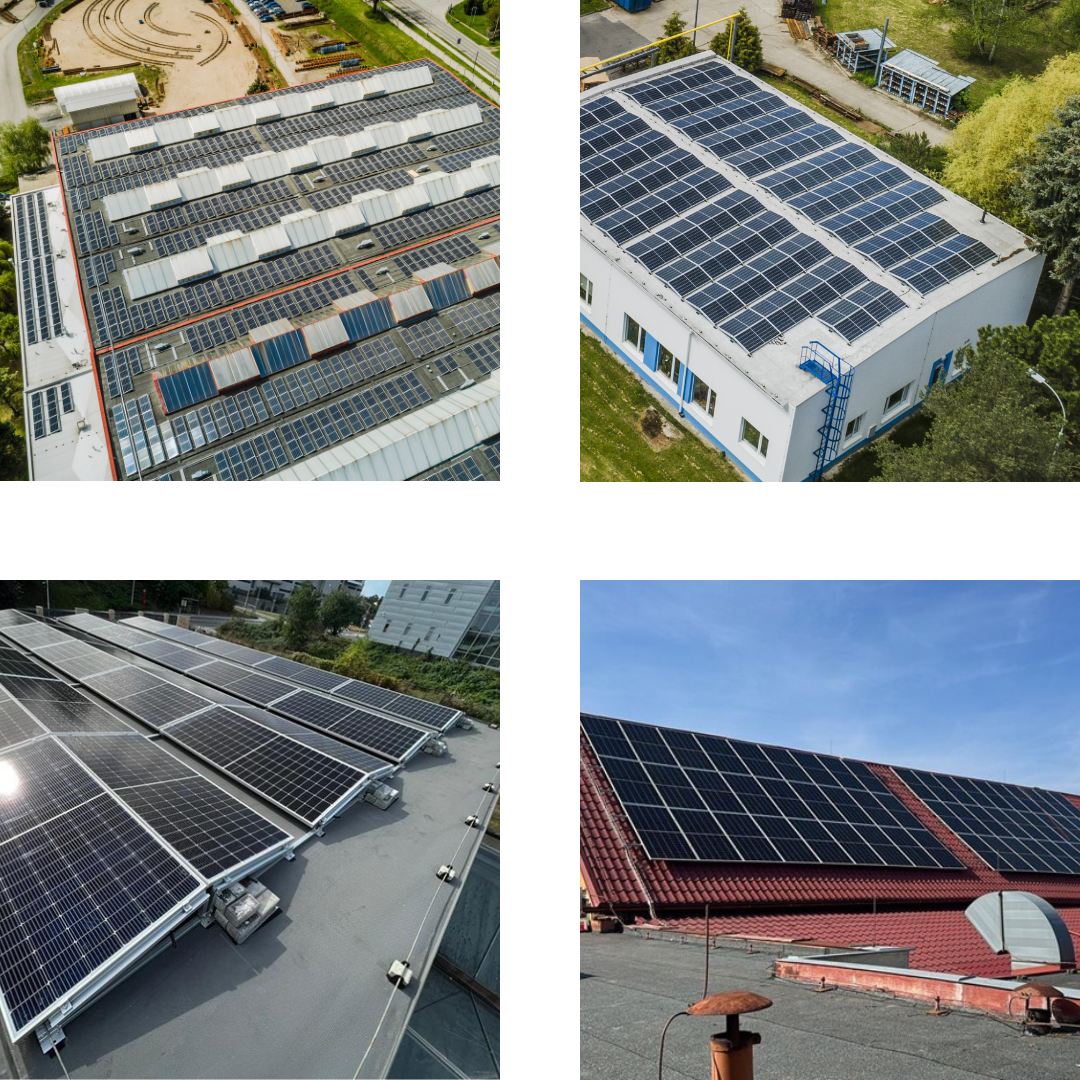 Fotovoltaické elektrárny nabízíme pro: