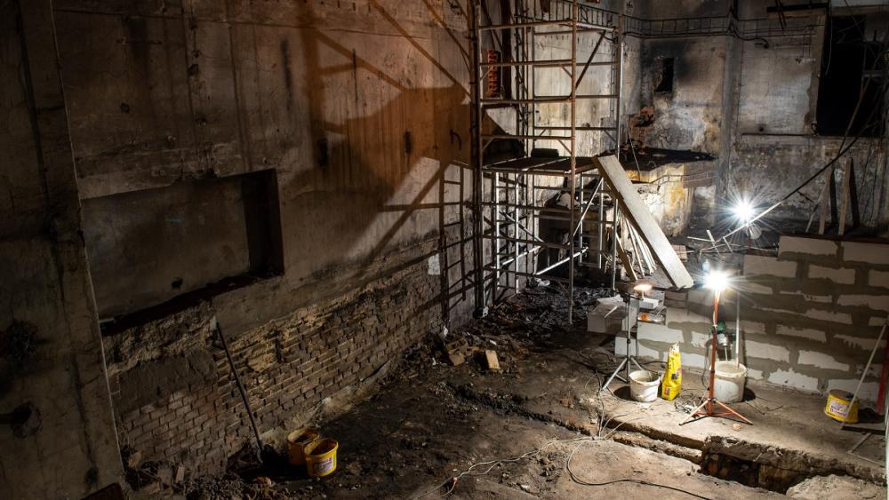 PŘED ZAHÁJENÍM REALIZACE VÝSTAVBY KOTELNY, REALIZACE 01/2021