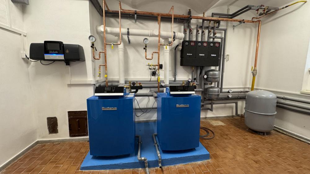 Dětský domov Klánovice - Rekonstrukce čtyř topných zdrojů